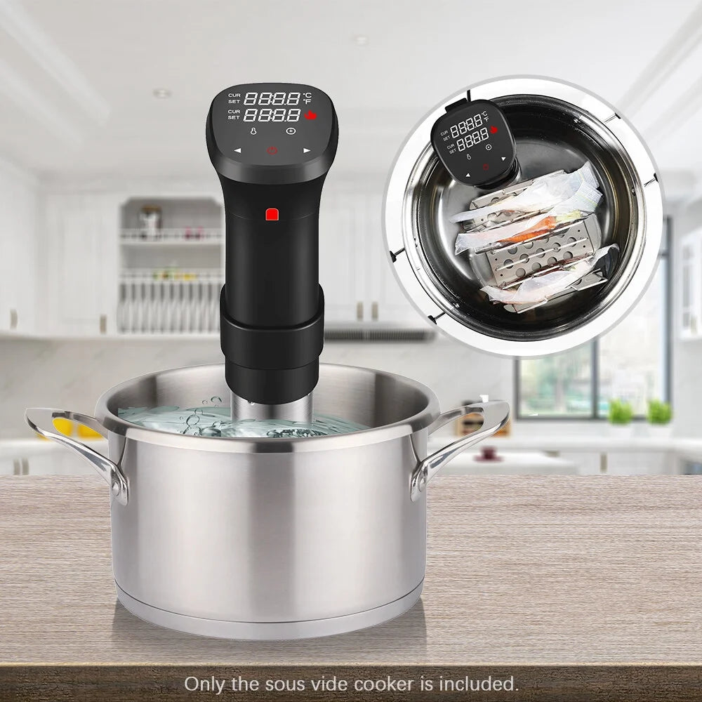 1100W Sous Vide Cooker Waterproof With Temperature Time Control Display F7483
