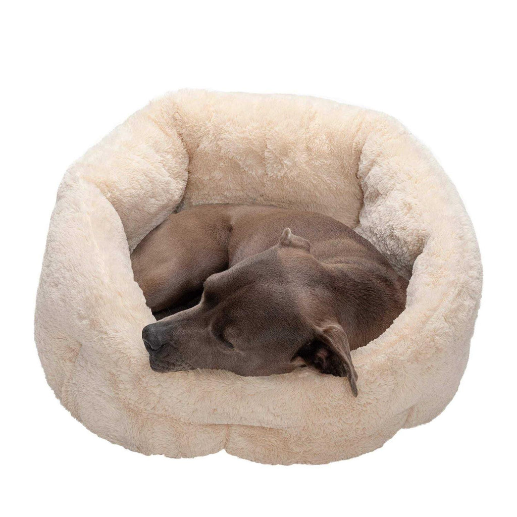 Luxury Fur Warming Cuddler Bed G47838