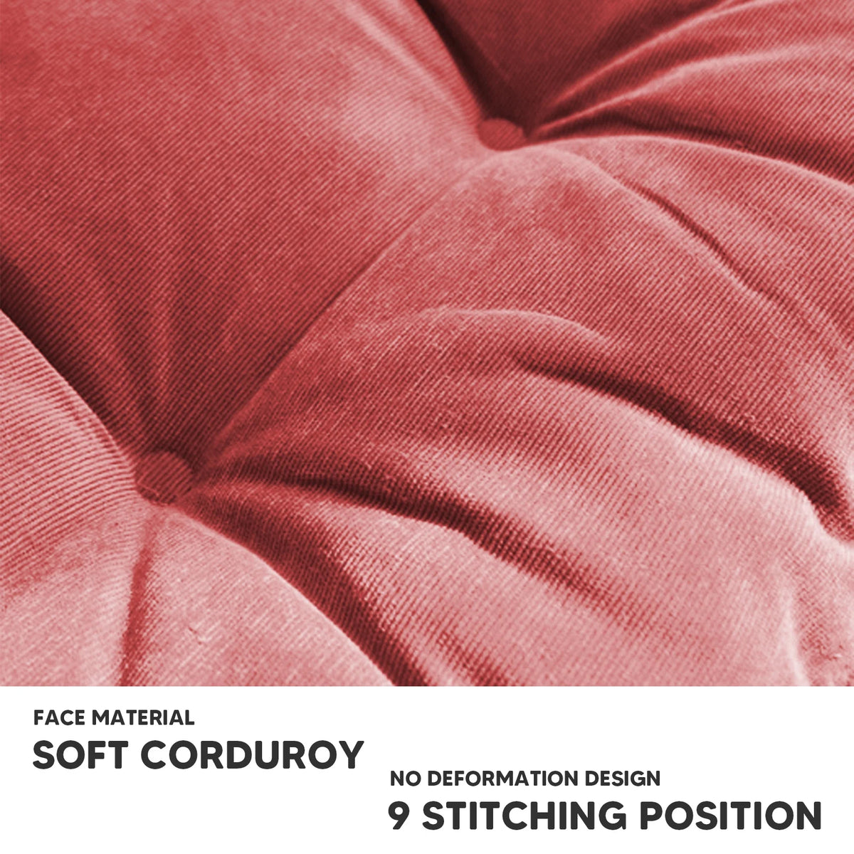Rose Red 2 Pack 22" Large Floor Pillow M49000