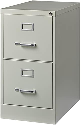 Light Gray 2-Drawer Vertical File Cabinet V84317