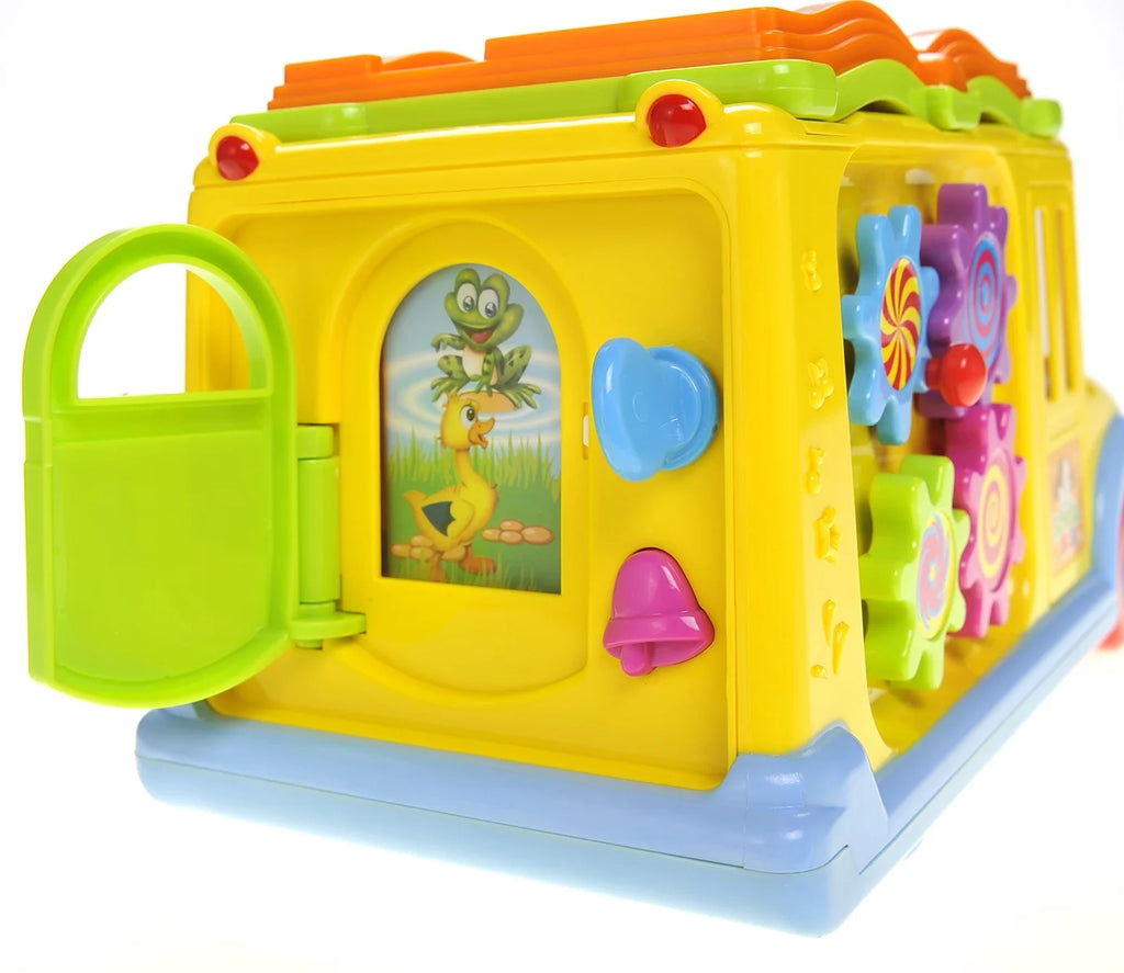 School Bus Toy With Flashing Lights & Sounds F815