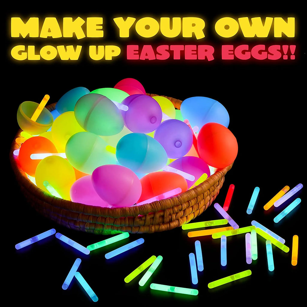 200 Pcs Mini Glow Sticks Bulk 8 Colors M97676