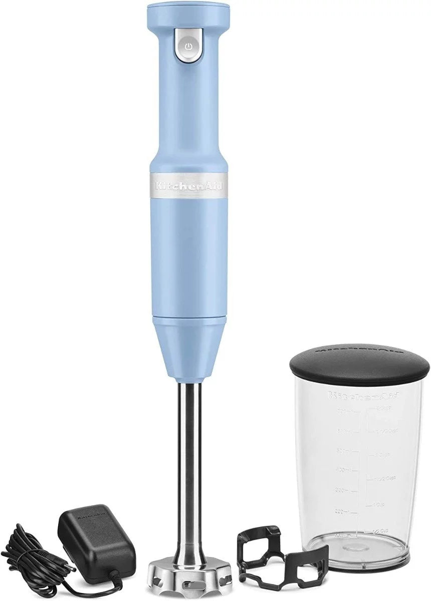 Blue Velvet Cordless Hand Mixer, Hand Blender & Food Chopper Q394708