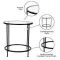 Glass End Table Q30891