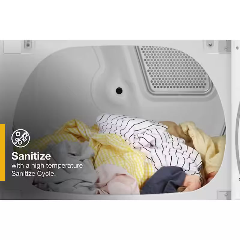 White Front Load Gas Dryer T50808