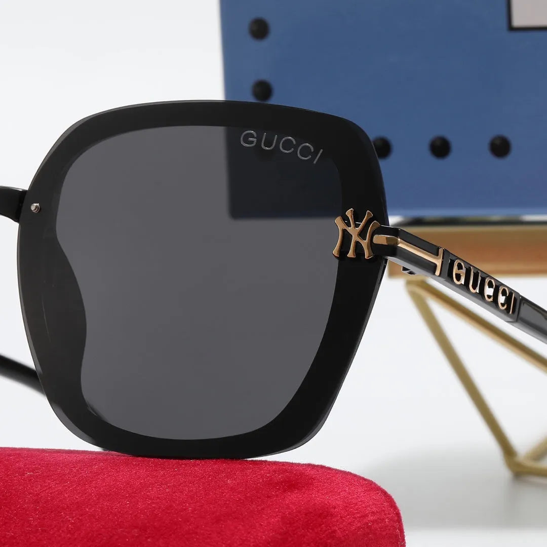 Fashion Oval Hollow Polarized Sunglasses C72026