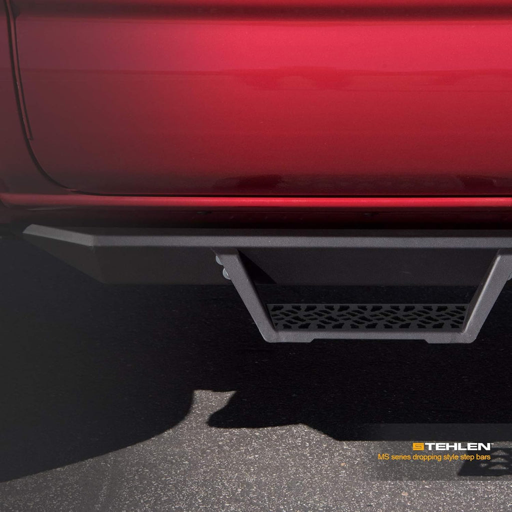 Matte Black Modular Drop Step Side Nerf Bars Rail Running Boards H3788