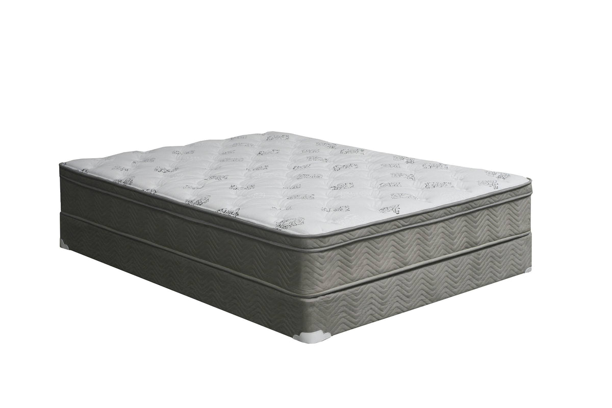 Queen White Euro Top Mattress Z462