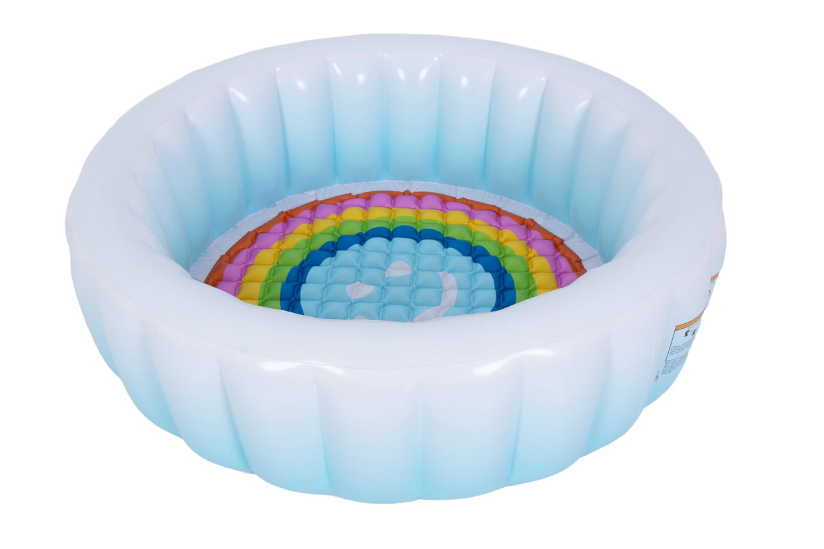 Blue Ombre Round Inflatable Swimming Pool D5409