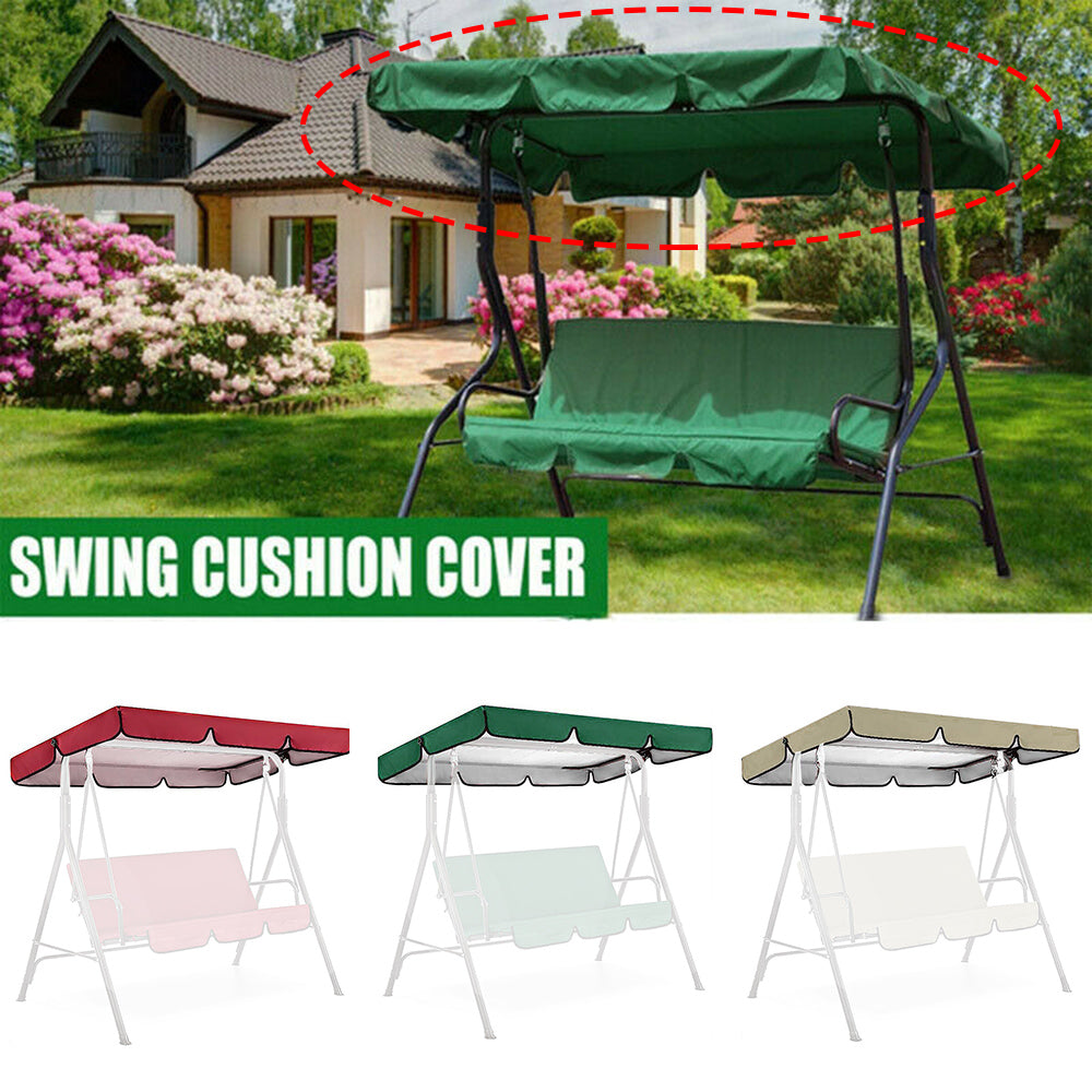 Beige Swing Top Cover Canopy Replacement for Patio Outdoor Swing A682