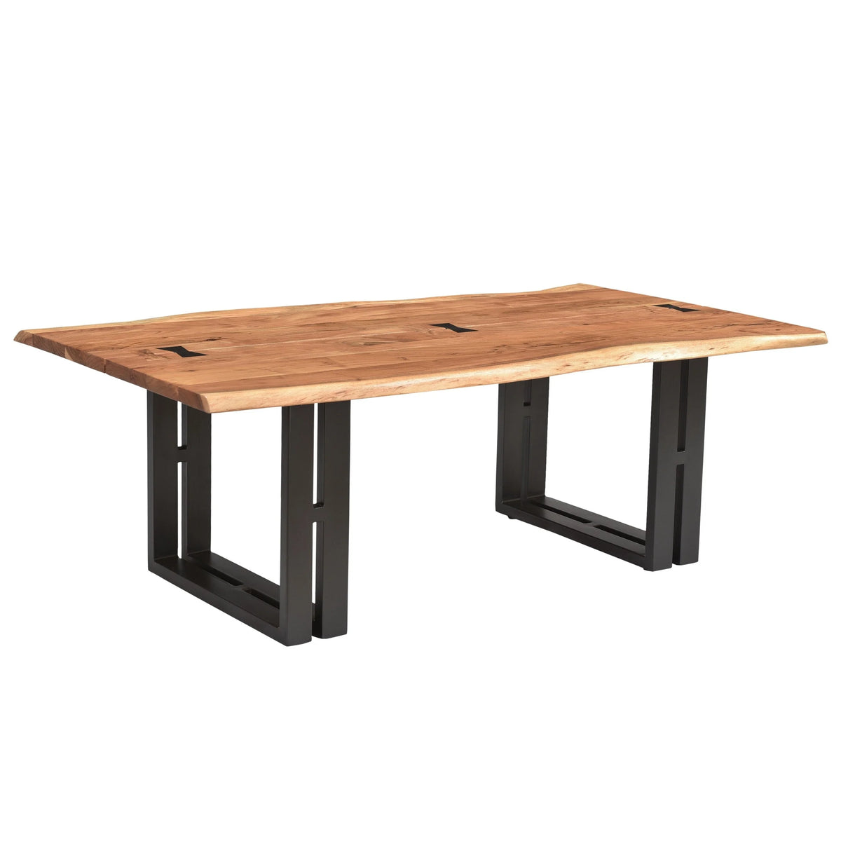 Acacia & Steel Cocktail Table J364