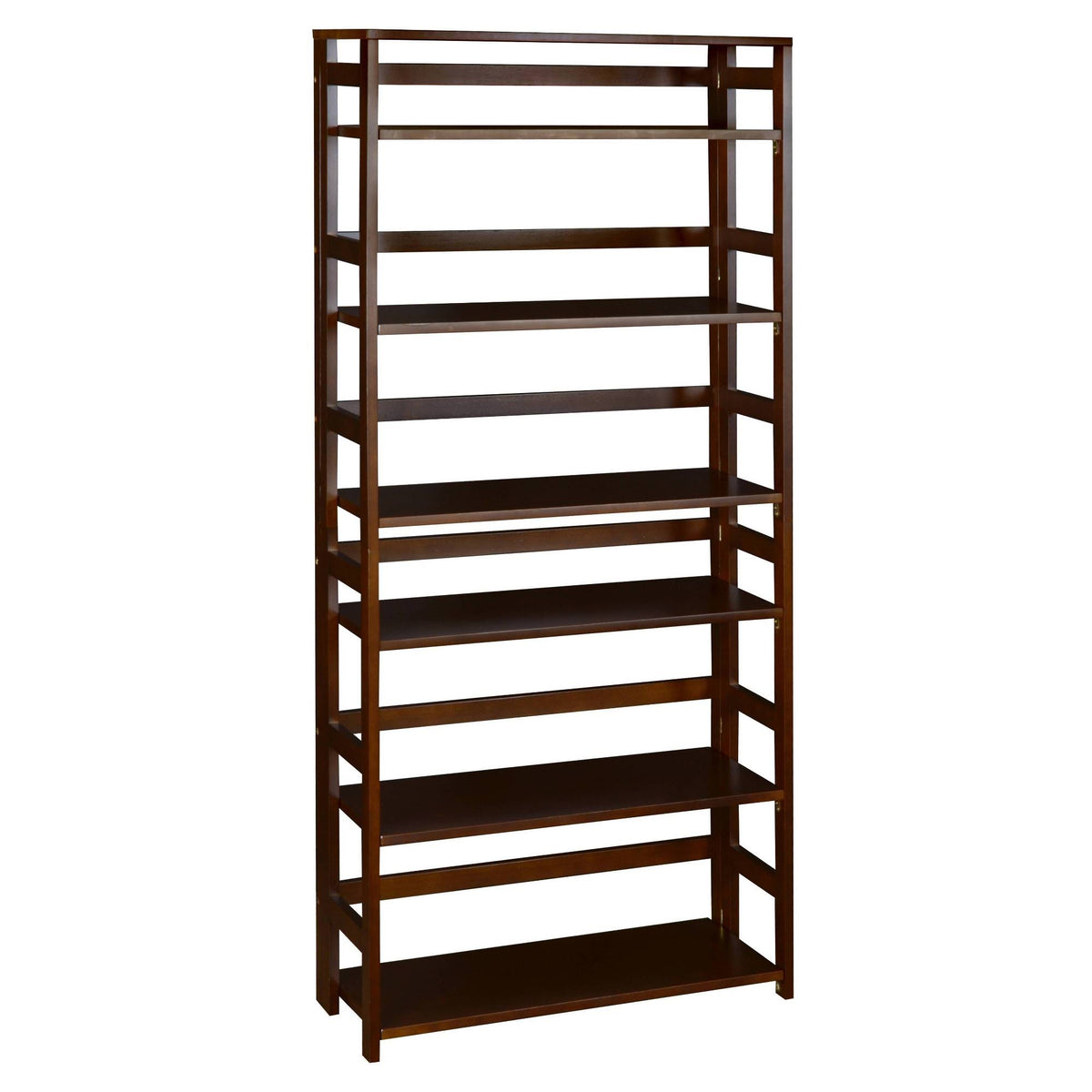 Mocha Walnut Folding Bookcase W328514
