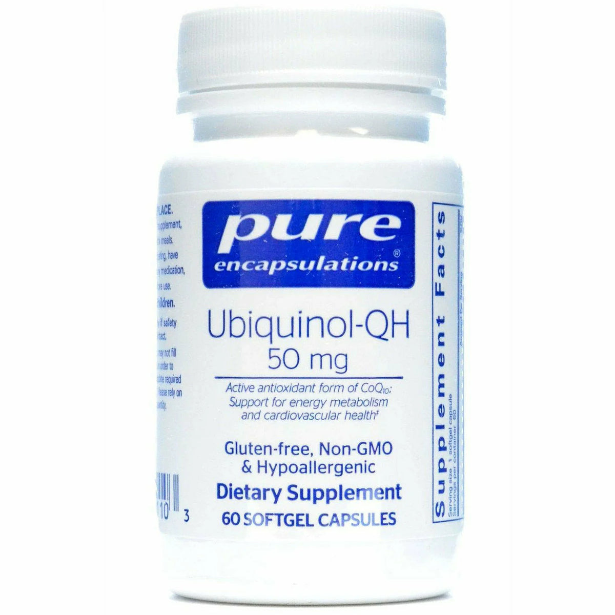 Ubiquinol-QH 50 mg 60 gels O255023