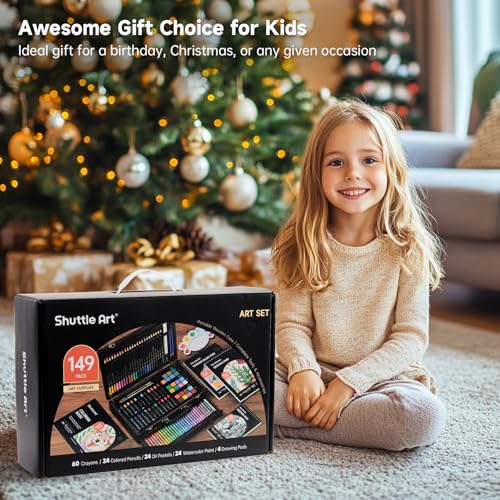 149 Piece Art Set in Wooden Case L48335