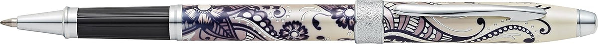 Black Primrose Rolling Ball Pen F2699