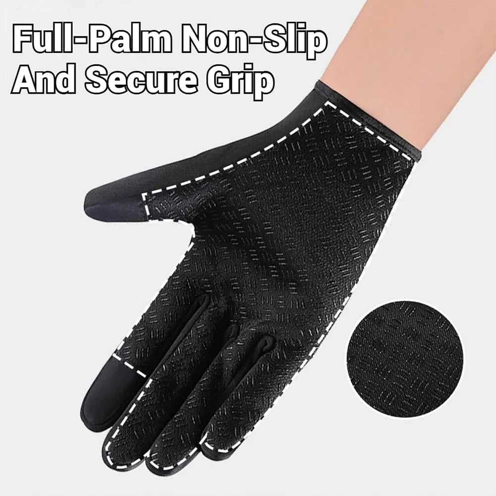 Waterproof Windproof Thermal Touchscreen Winter Gloves with Non-Slip Grip G9468
