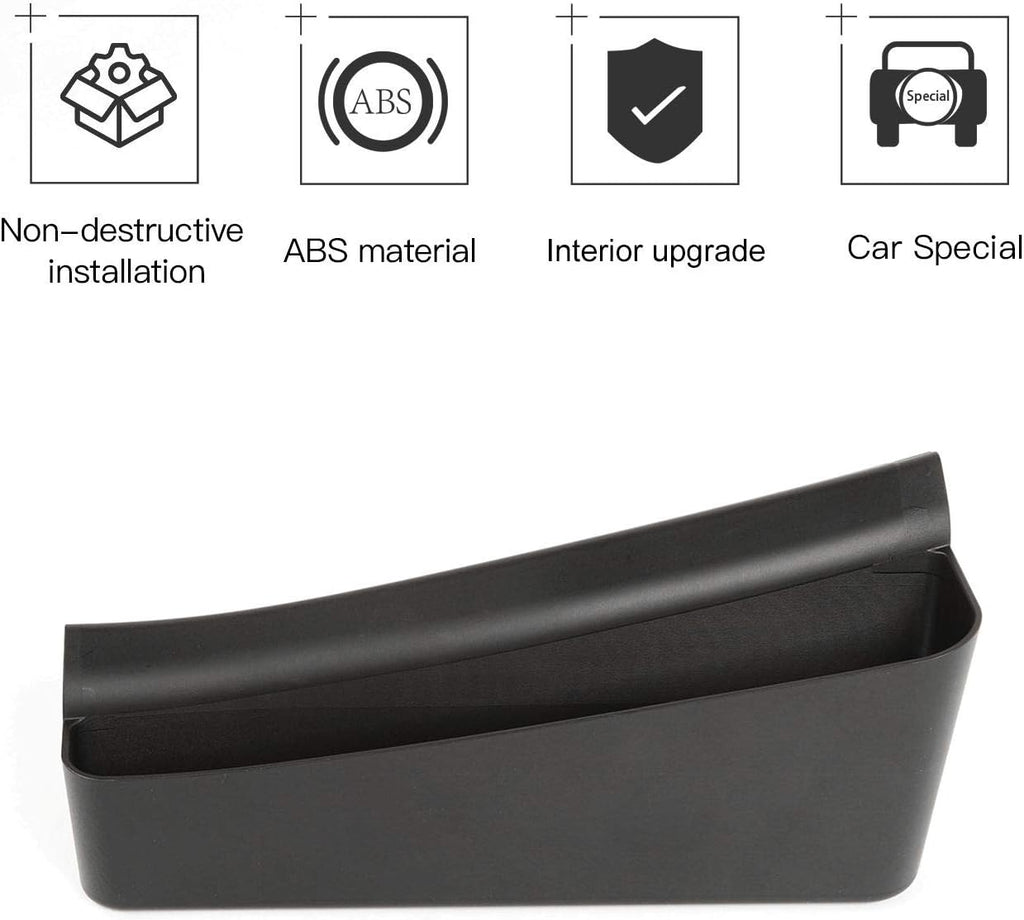 Black Pack of 2 Storage Tray Q1588