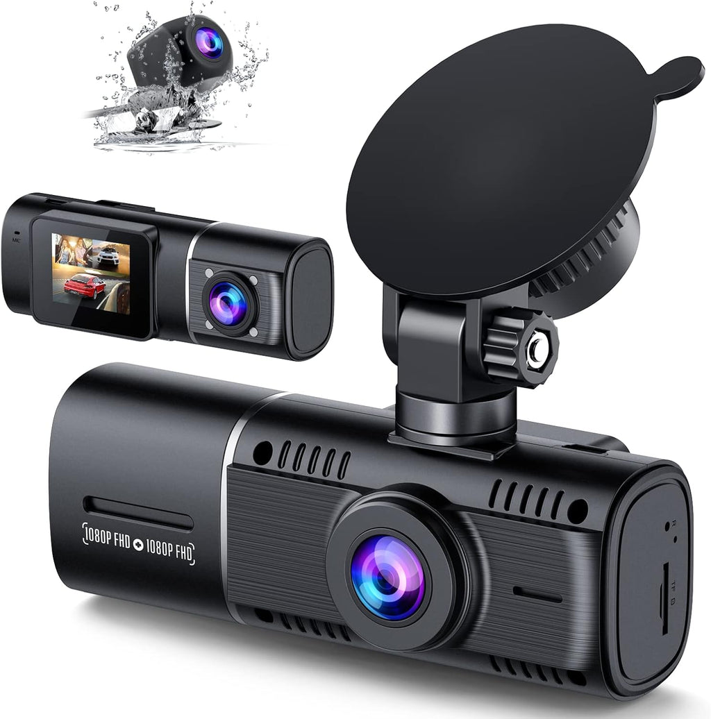 3 Channel Dash Cam Front and Rear 1080P+720P+720P Car Camera A256034
