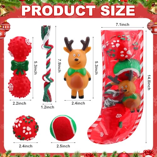 11 Pcs Christmas Catnip Cat Toy Gift Set with Santa Snowman Plush Balls Crinkle Mice L5906