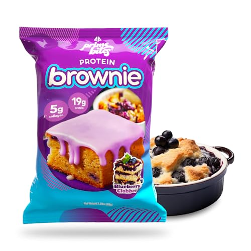 Protein Brownie 12 Bars per Box Blueberry Cobbler W26854