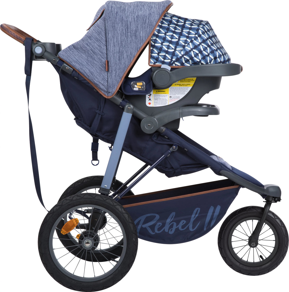 Jogging Travel System Stroller with Rear-Facing Infant Car Seat G2744