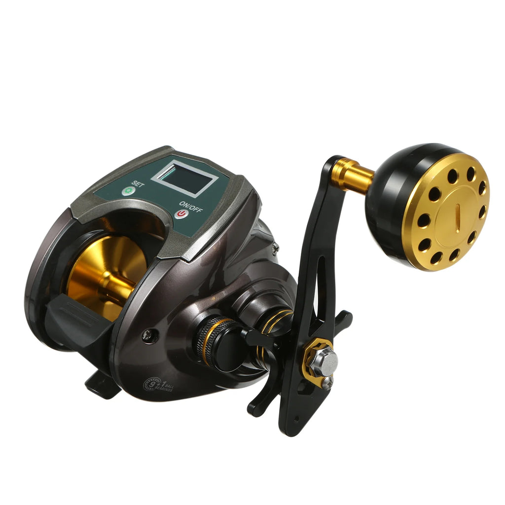 USB Rechargeable Carbon Fiber Baitcasting Reel Electric Fishing Reel X11281