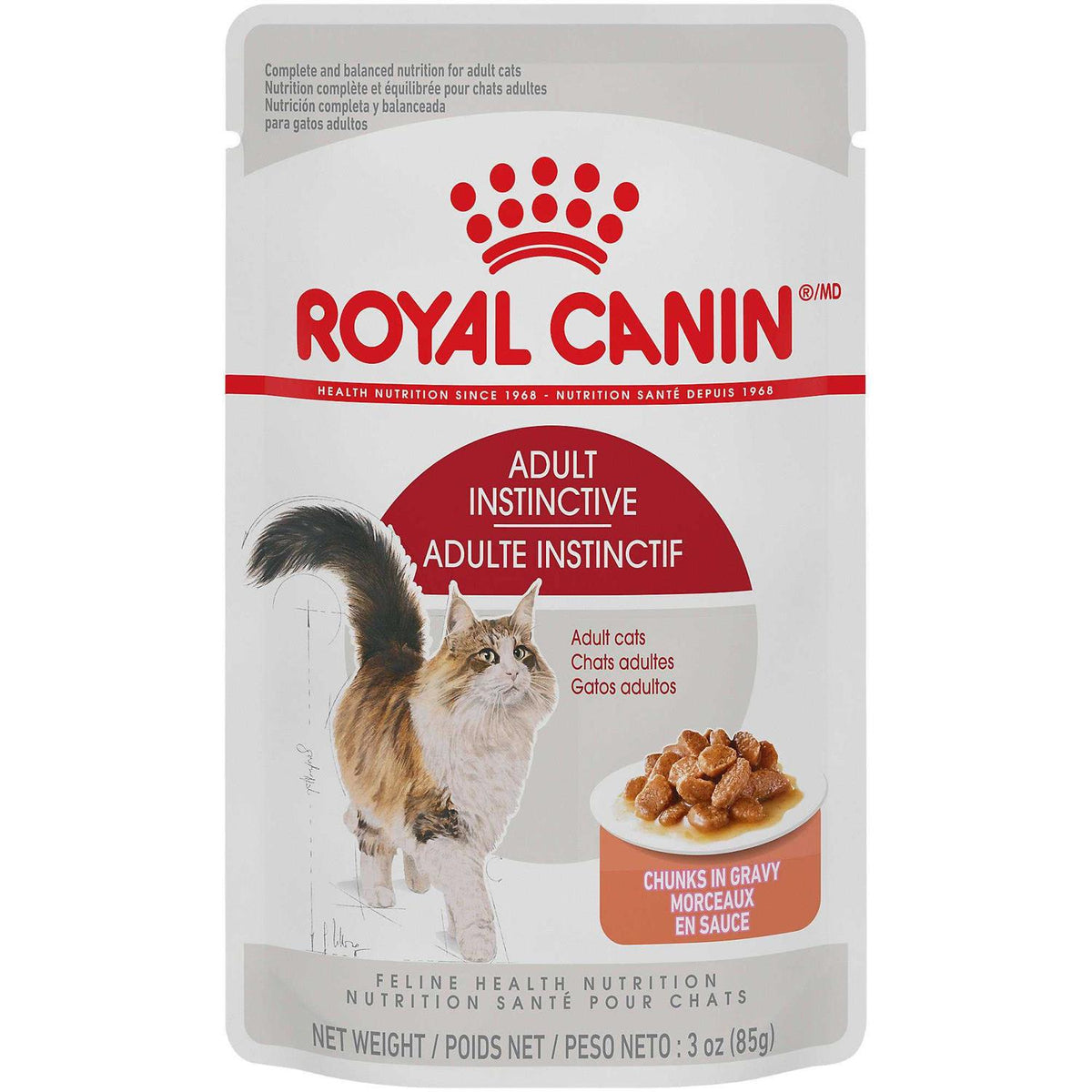 Adult Instinctive Chunks in Gravy Cat Food Pouch E863