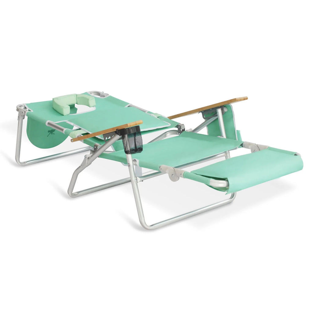 Teal 3-N-1 Outdoor Folding Beach Chair 4 Pack S656