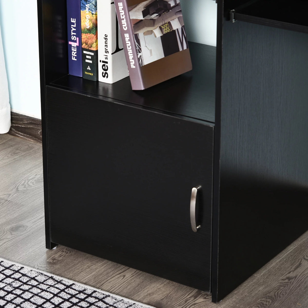 Computer Table with Keyboard Shelves Drawer P846