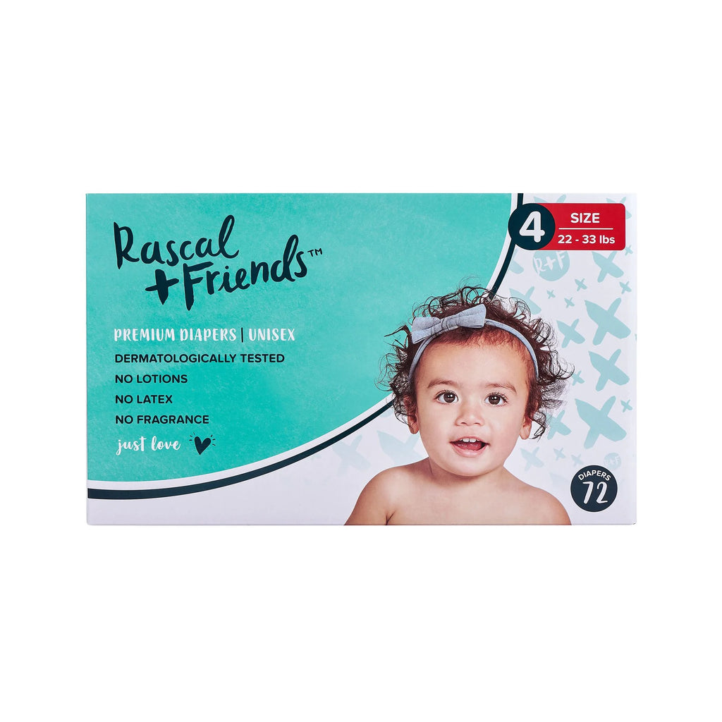 Premium Diapers Size 4, 72 Count Z556119