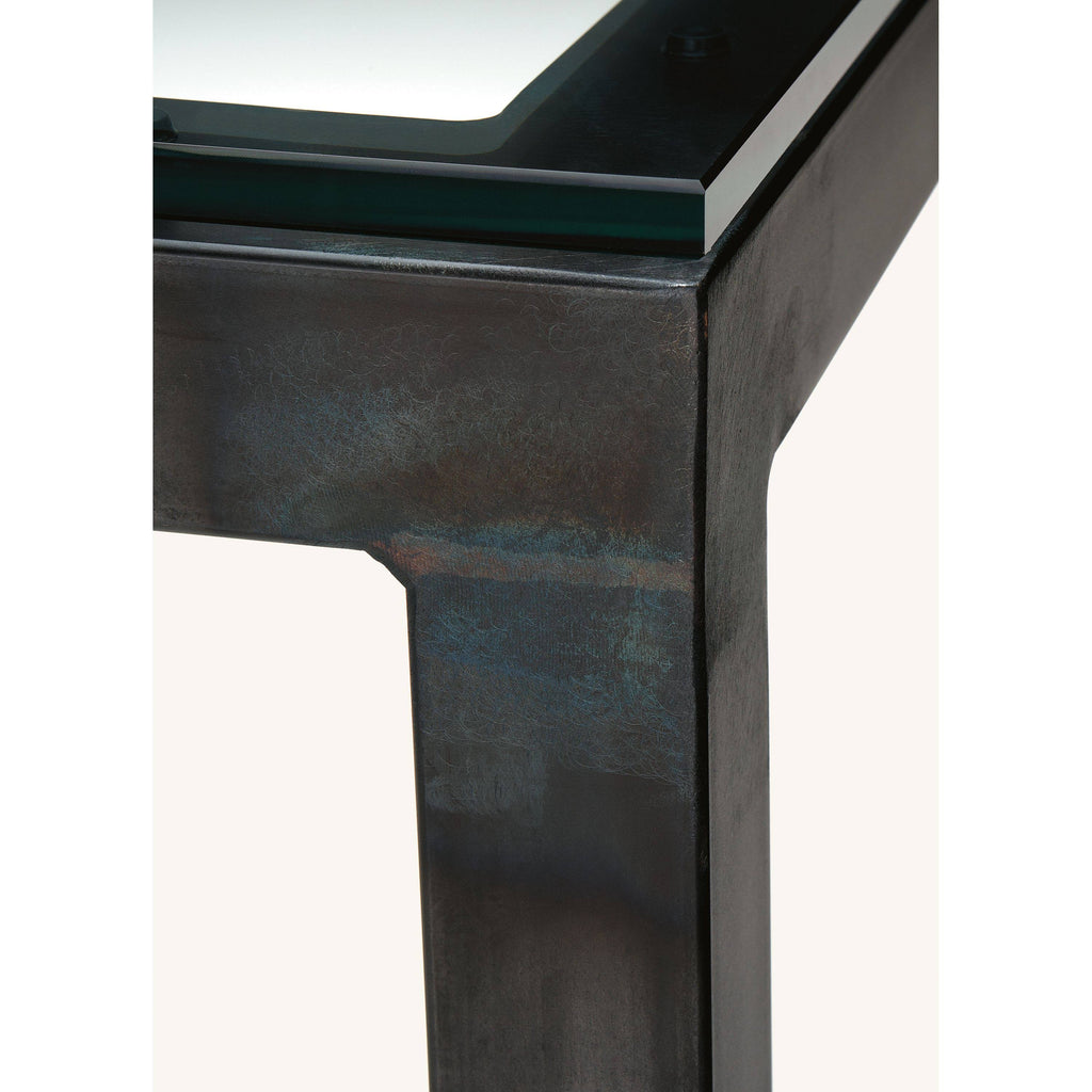 Smoke Tempered Glass Bar Table B811224