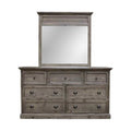 Grey Dresser with Mirror S93846