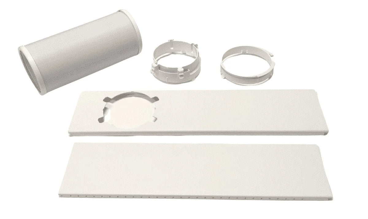 White Window Air Conditioner Exhaust Kit U8512