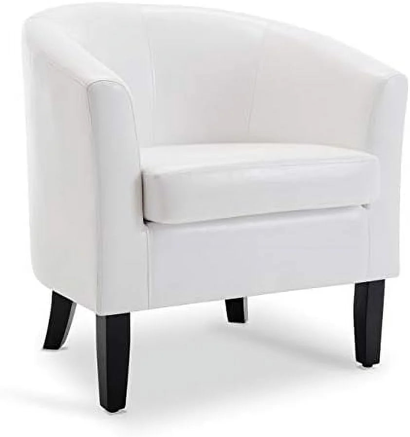 Linen Accent Barrel Chair with Flared Legs W852201