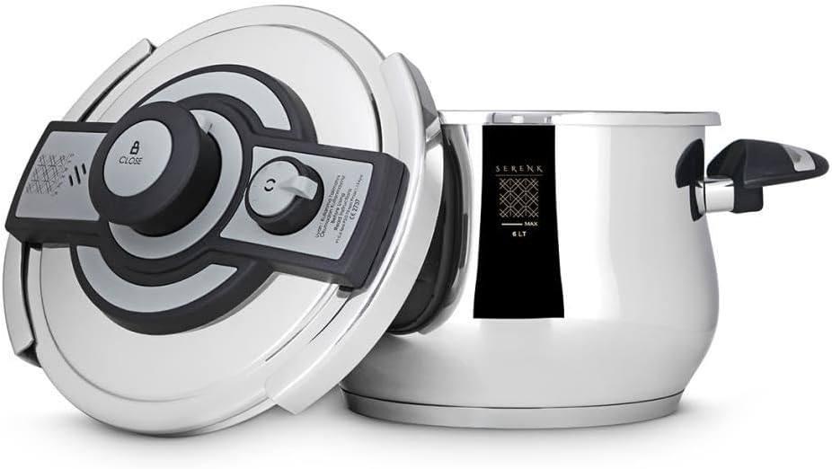 Stainless Steel Pressure Cooker with Capsule Base O723124