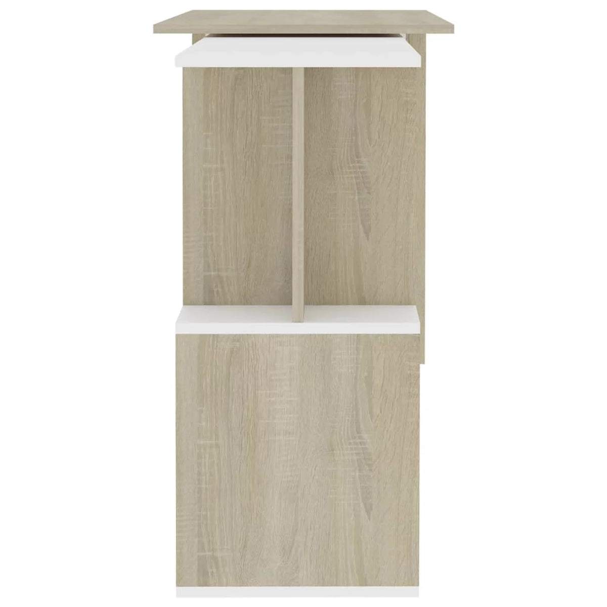 White and Sonoma Oak Corner Desk R92860
