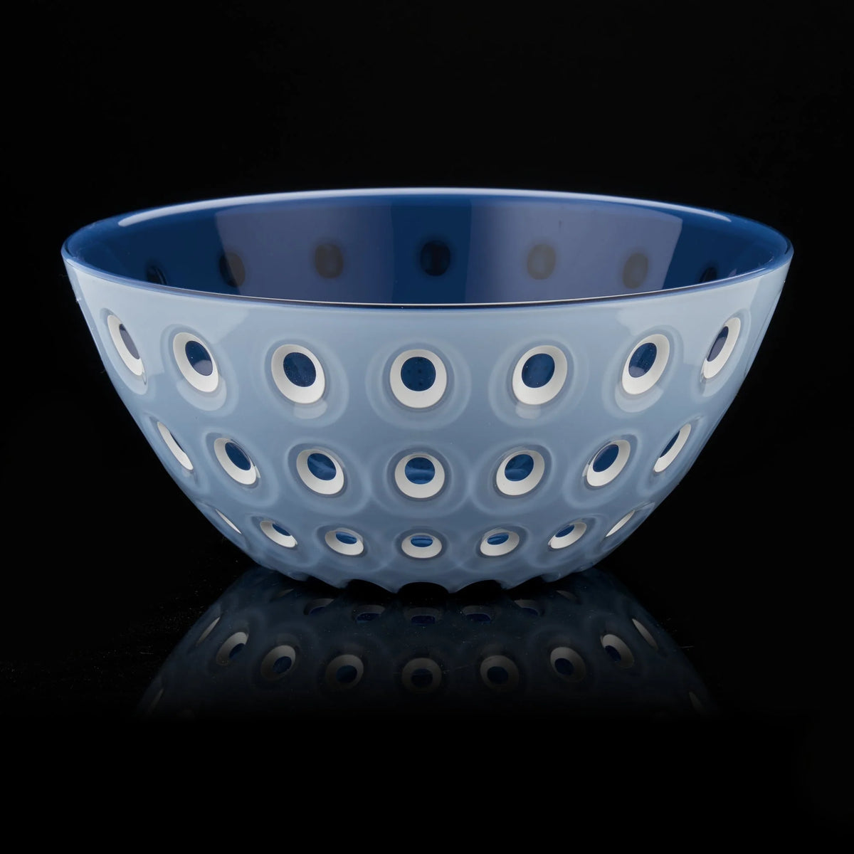 Bowl 25cm Red/White/Transparent I755311