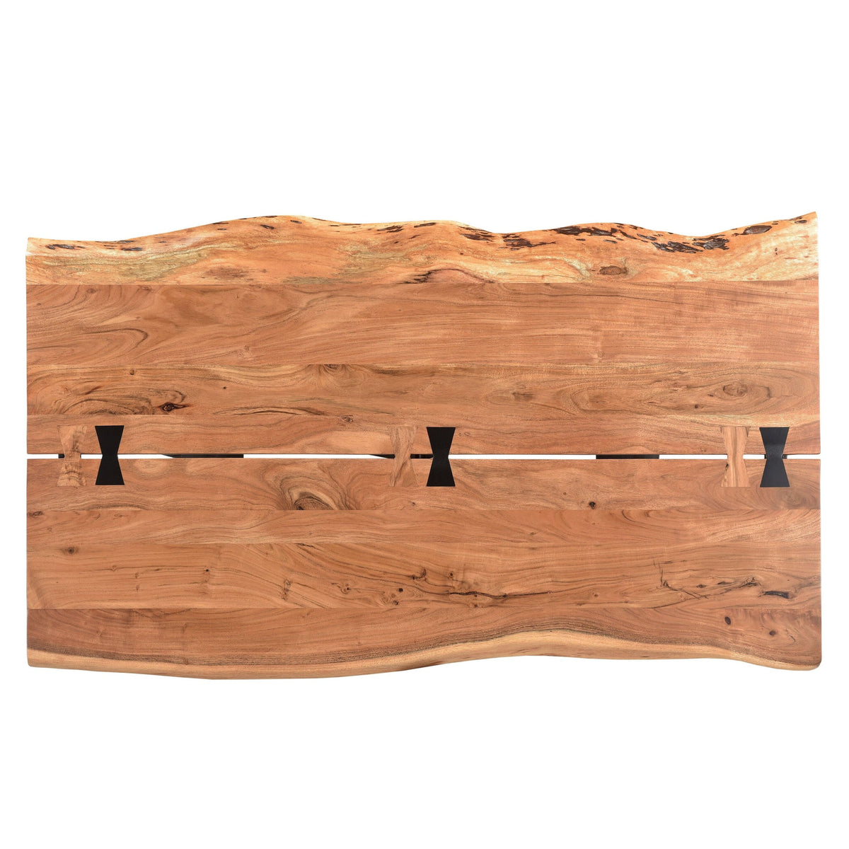 Acacia & Steel Cocktail Table J364