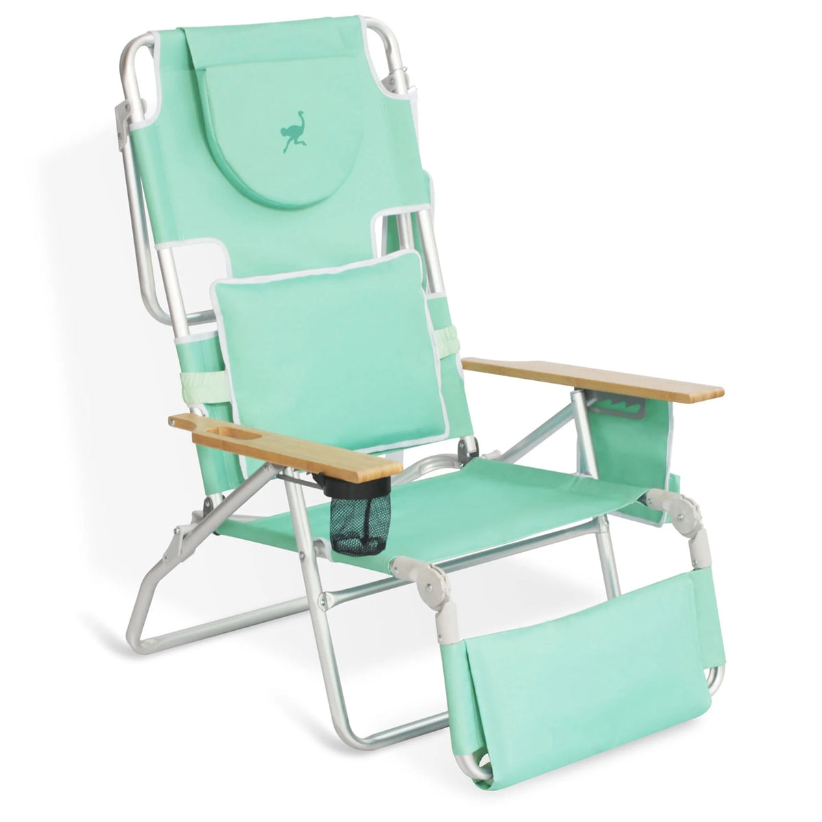 Teal 3-N-1 Outdoor Folding Beach Chair 4 Pack S656