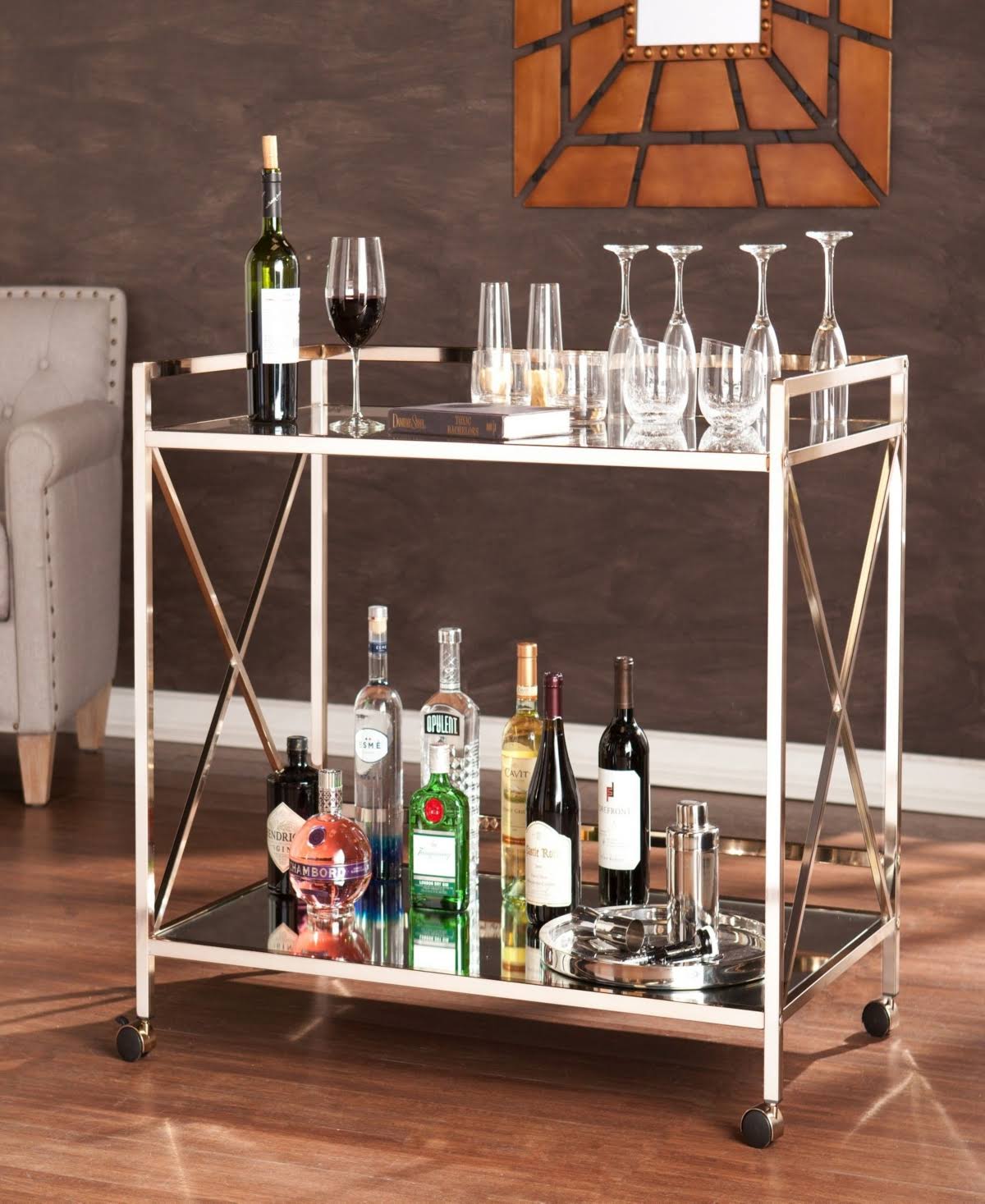 Gold Bar Cart I812190