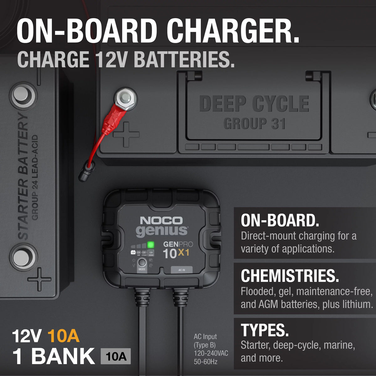 12V Onboard Battery Charger A2053