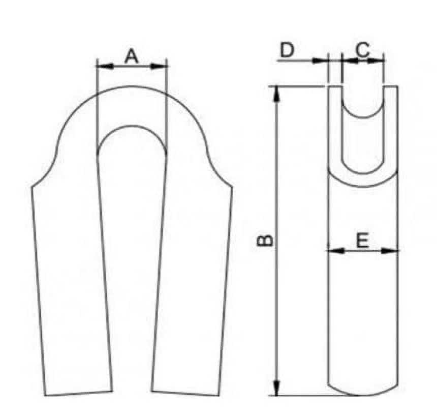 316 Stainless Steel Wire Rope Thimble 10-Pack F5996