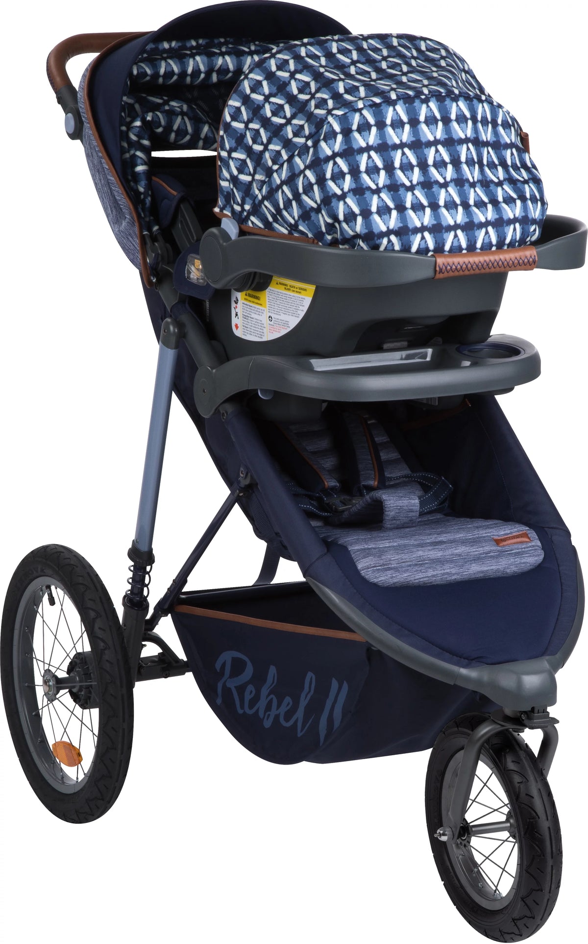 Jogging Travel System Stroller with Rear-Facing Infant Car Seat G2744