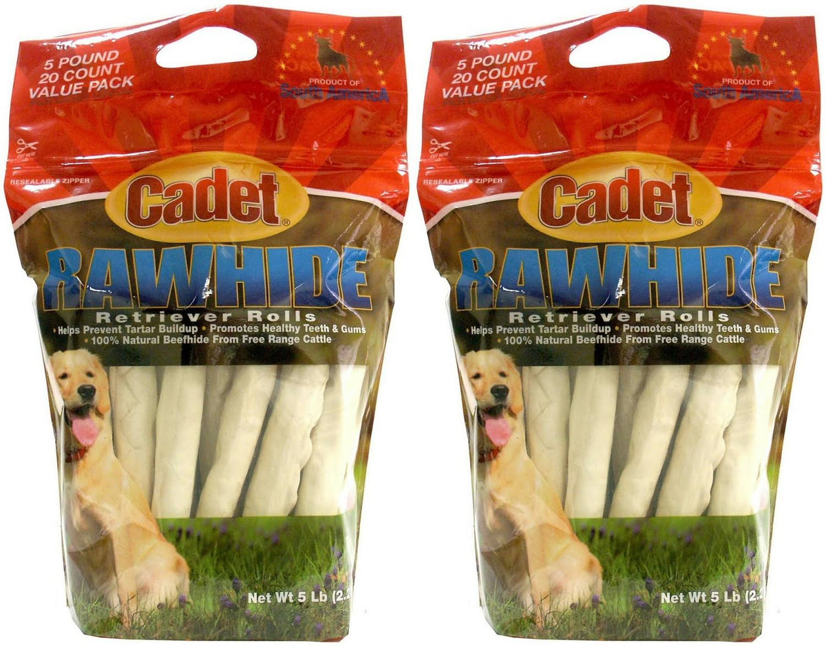 10in 40ct Rawhide Retriever Rolls Q7699