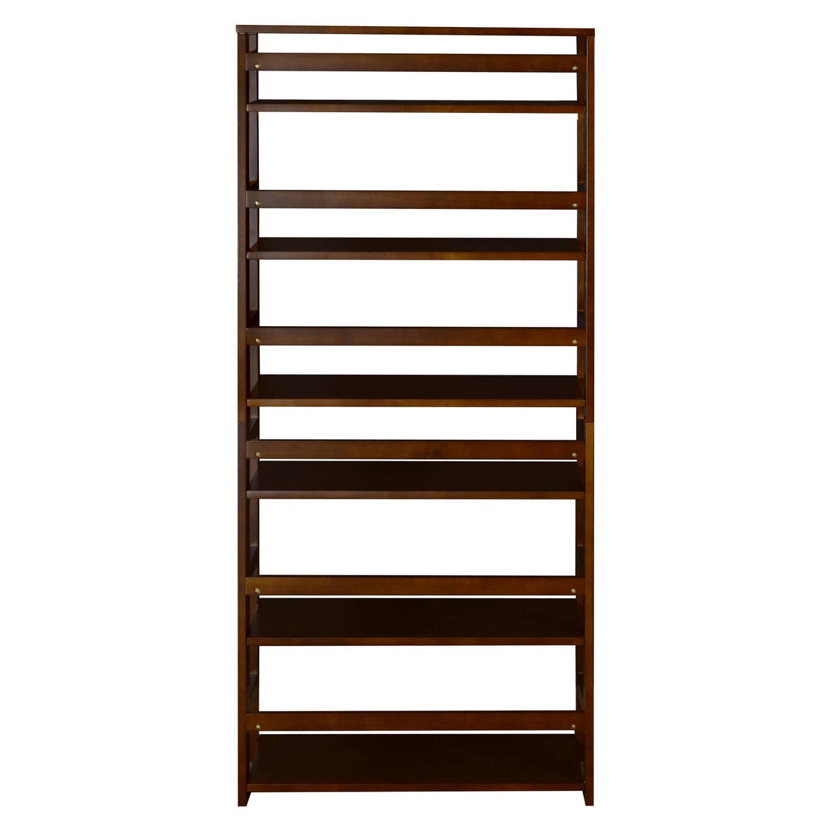 Mocha Walnut Folding Bookcase W328514