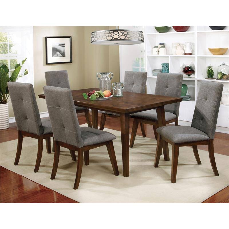 Walnut Rectangle Wood Dining Table X453