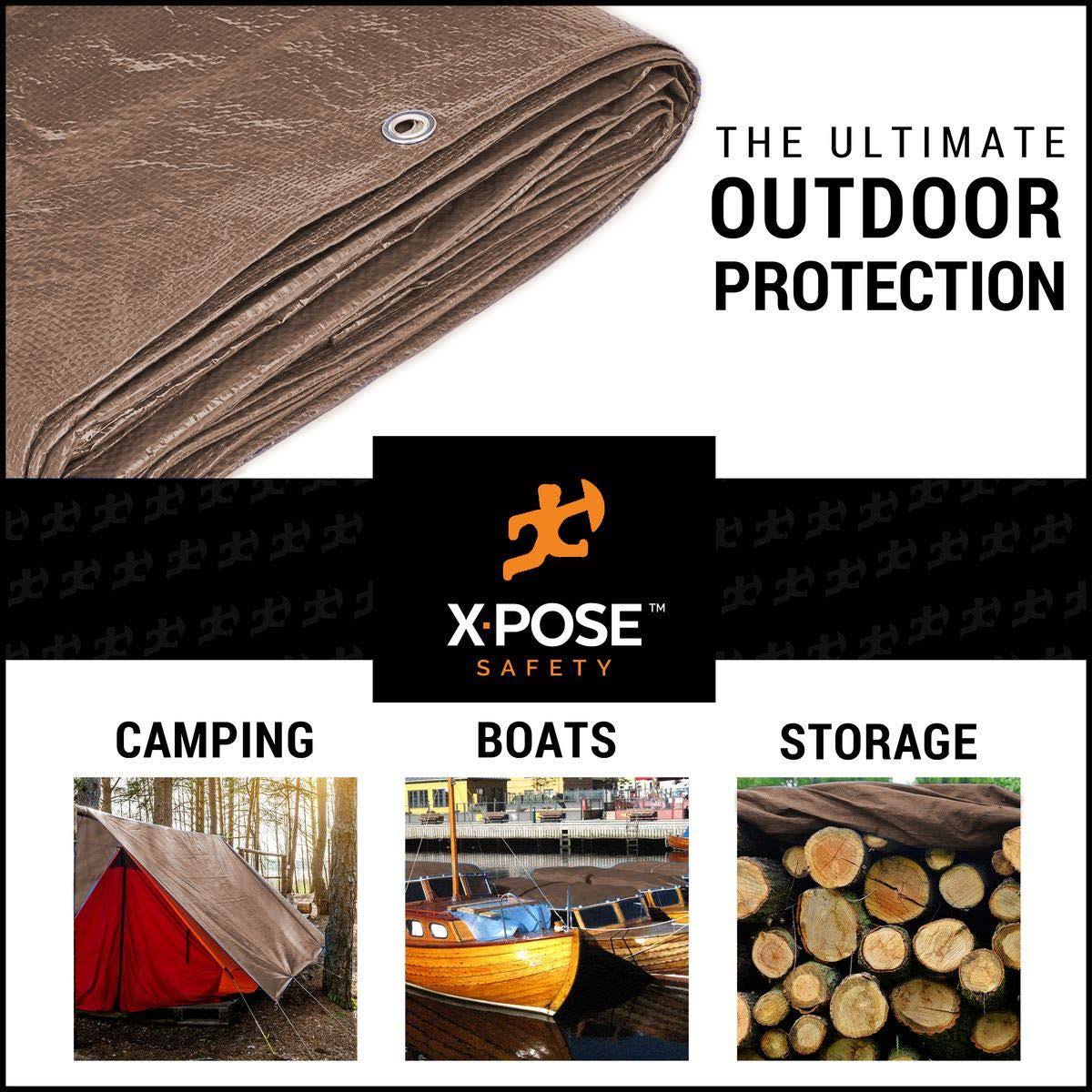 Brown Poly Tarps 24 x 36 - Case of 2 O650363