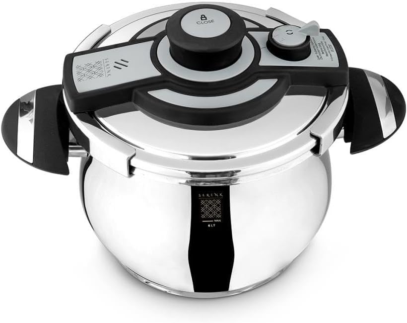 Stainless Steel Pressure Cooker with Capsule Base O723124
