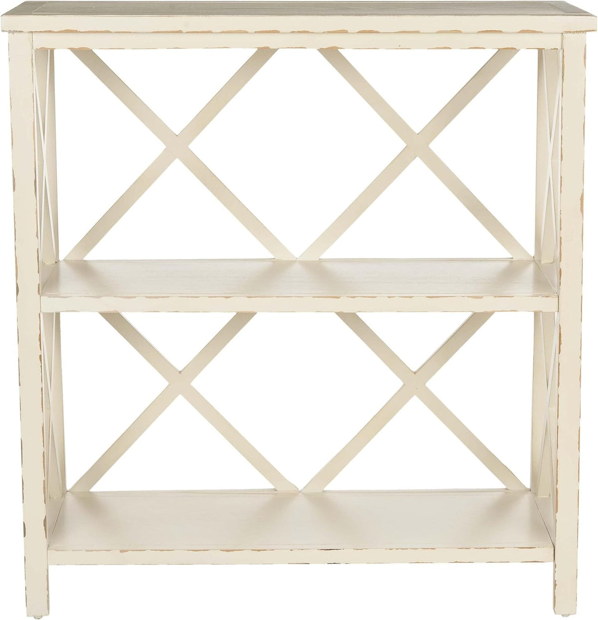 Oak 2-Tier Open Bookcase F988210