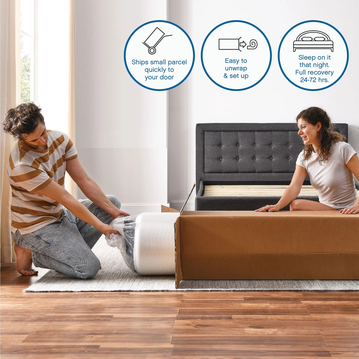 8 Gel Memory Foam Mattress, Twin T7554
